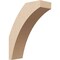 Ekena Millwork 5-inch W x 14-inch D x 18-inch H Thorton Rough Cedar Woodgrain TimberThane Knee Brace, Primed BRCUR05X14X18THRRCPR - alternate 1